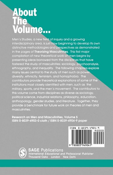 Produktbild: Theorizing Masculinities