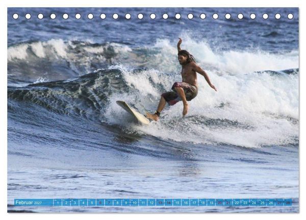 Produktbild: Hawaii&acute;s Surfer (Tischkalender 2027 DIN A5 quer), CALVENDO Monatskalender