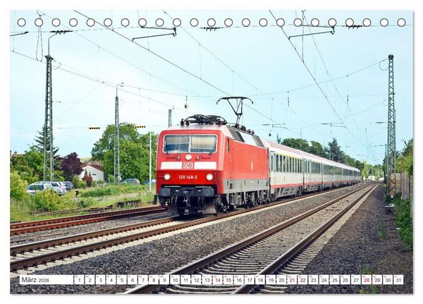 Produktbild: Die Baureihe 120 der Deutschen Bahn (Tischkalender 2026 DIN A5 quer), CALVENDO Monatskalender