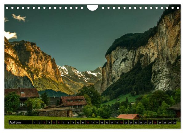 Produktbild: Schweizer Sch&ouml;nheiten (Wandkalender 2026 DIN A4 quer), CALVENDO Monatskalender