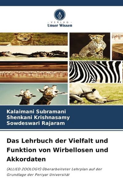 Produktbild: Das Lehrbuch der Vielfalt und Funktion von Wirbellosen und Akkordaten