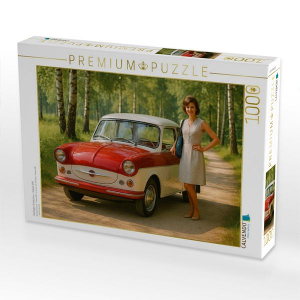 Produktbild: CALVENDO Puzzle Gepflegtes Sch&auml;tzchen - Trabant 500 | 1000 Teile Lege-Gr&ouml;&szlig;e 64x48cm Foto-Puzzle f&uuml;r gl&uuml;ckliche Stunden