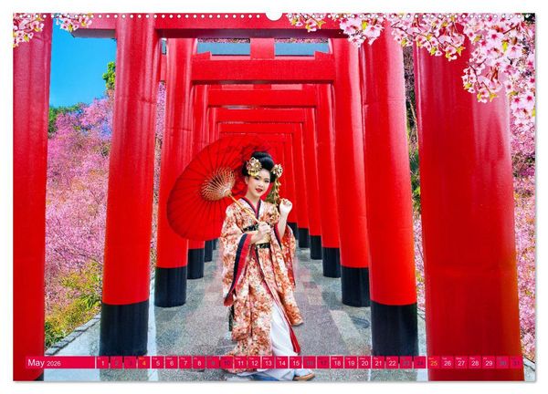 Produktbild: Amazing JAPAN (High Quality Premium Wall Calendar 2026 DIN A2 landscape),CALVENDO 12 Month Wall Calendar
