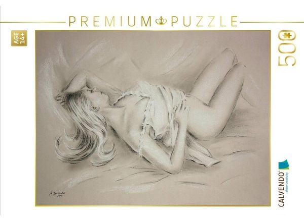 CALVENDO Puzzle Reizvolle Schlummernde Venus | 500 Teile Lege-Größe 48 × 36 cm Foto-Puzzle für Erwachsene
