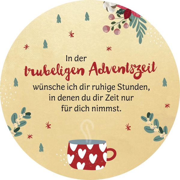 Produktbild: Advent in der Dose. 24 liebe W&uuml;nsche f&uuml;r dich