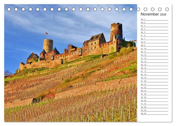 Produktbild: Bildsch&ouml;n - Die Mosel (Tischkalender 2026 DIN A5 quer), CALVENDO Monatskalender
