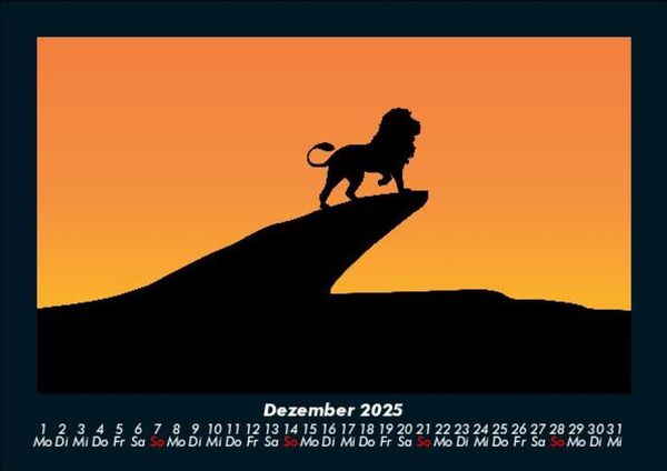 Produktbild: L&ouml;wen in der Wildnis 2025 Fotokalender DIN A5