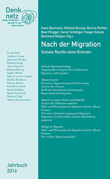 Produktbild: Jahrbuch Denknetz 2016: Nach der Migation.