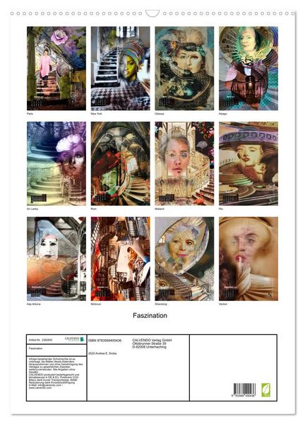 Produktbild: Faszination (Wandkalender 2027 DIN A2 hoch), CALVENDO Monatskalender