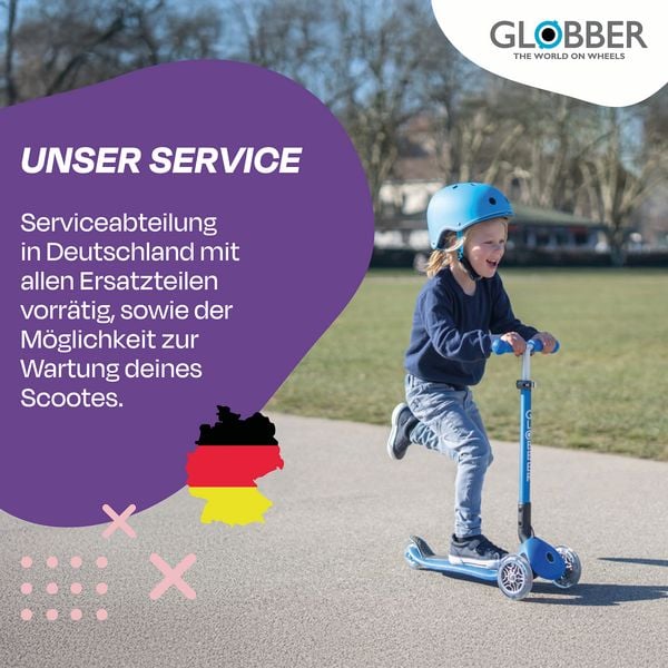 Produktbild: GLOBBER PRIMO FOLDABLE PLUS LIGHTS lila-