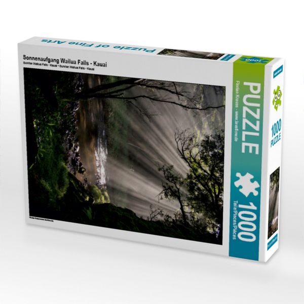 Produktbild: Sonnenaufgang Wailua Falls - Kauai (Puzzle)