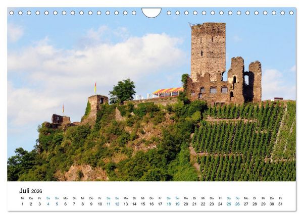 Produktbild: Moselurlaub - Cochem und Umgebung (Wandkalender 2026 DIN A4 quer), CALVENDO Monatskalender