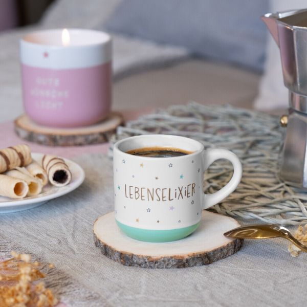Produktbild: Espressotasse Druck LEBENSELIXIER
