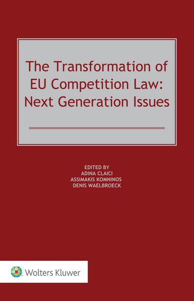 Produktbild: Transformation of EU Competition Law: Next Generation Issues