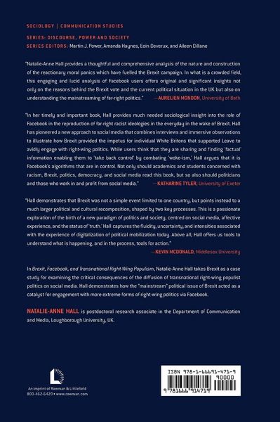 Produktbild: Brexit, Facebook, and Transnational Right-Wing Populism