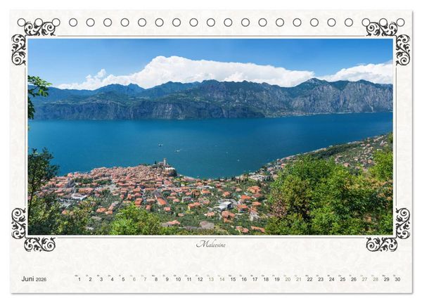 Produktbild: Gardasee - Idylle am Lago 2026 (Tischkalender 2026 DIN A5 quer), CALVENDO Monatskalender