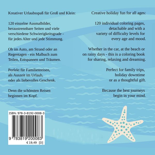 Produktbild: Lust auf Meer. Das Urlaubs-Malbuch f&uuml;r die ganze Familie.