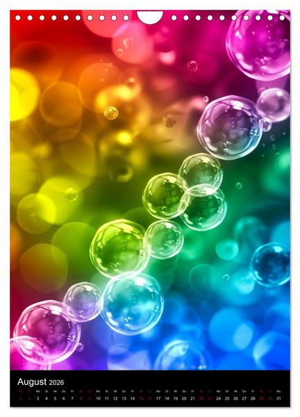 Produktbild: Tanz der Farben - Bunt durch das Jahr (Wandkalender 2026 DIN A4 hoch), CALVENDO Monatskalender