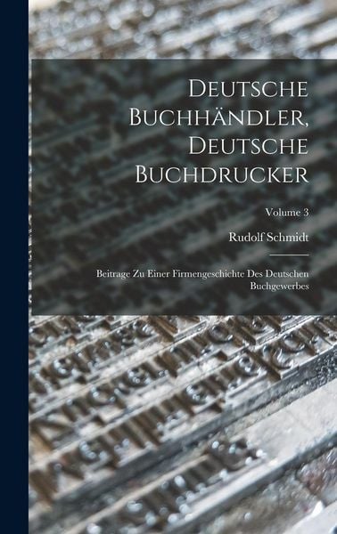 Produktbild: Deutsche Buchh&auml;ndler, Deutsche Buchdrucker