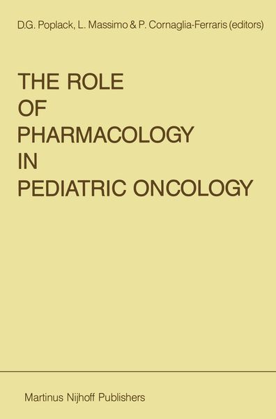 Produktbild: The Role of Pharmacology in Pediatric Oncology