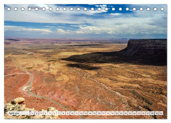 Produktbild: USA: Roadtrip durch die W&uuml;ste (Tischkalender 2026 DIN A5 quer), CALVENDO Monatskalender
