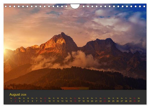 Produktbild: Morgend&auml;mmerung (Wandkalender 2026 DIN A4 quer), CALVENDO Monatskalender