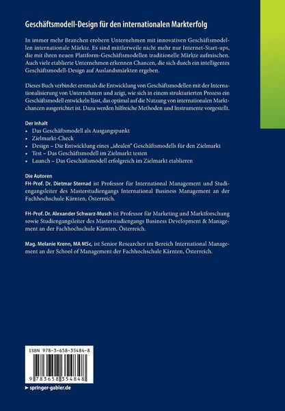 Produktbild: Gesch&auml;ftsmodell-Design f&uuml;r den internationalen Markterfolg