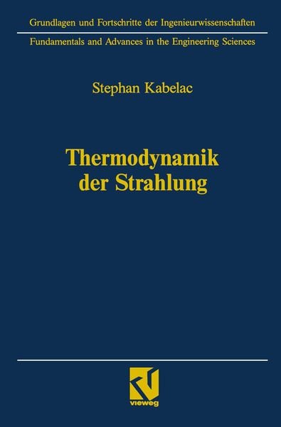 Produktbild: Thermodynamik der Strahlung