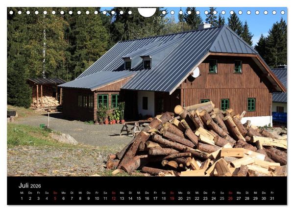 Produktbild: B&Ouml;HMERWALD, Tschechische Republik (Wandkalender 2026 DIN A4 quer), CALVENDO Monatskalender