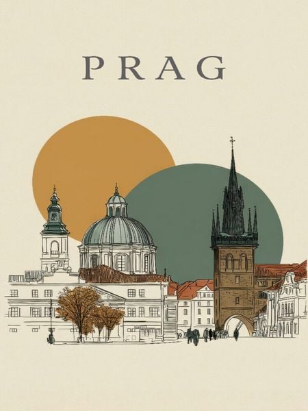 Produktbild: CALVENDO Puzzle Prag | 1000 Teile Lege-Gr&ouml;&szlig;e 64x48cm Foto-Puzzle f&uuml;r gl&uuml;ckliche Stunden