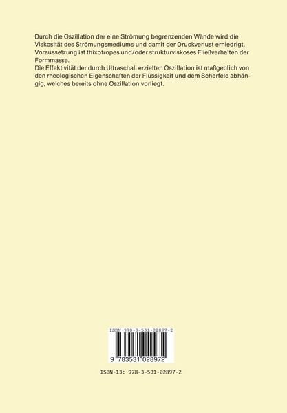 Produktbild: Verbesserung der Flie&szlig;f&auml;higkeit hochgef&uuml;llter Formmassen beim Spritzgie&szlig;en, Extrudieren und Beschichten mittels Rakel
