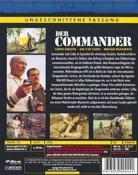 Produktbild: Der Commander - Ungeschnittene Fassung/Cinema Treasures