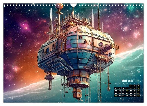 Produktbild: Lost Places im Orbit (Wandkalender 2026 DIN A3 quer), CALVENDO Monatskalender