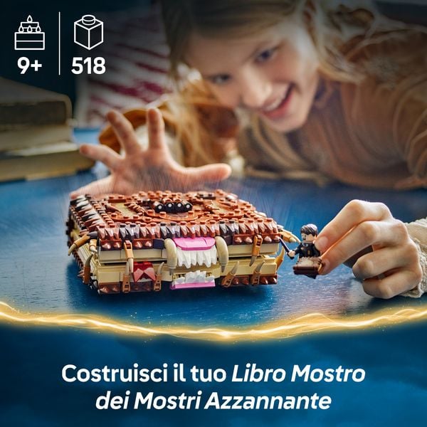 Produktbild: LEGO Harry Potter Bei&szlig;endes Monsterbuch der Monster, Lernspielzeug 76449