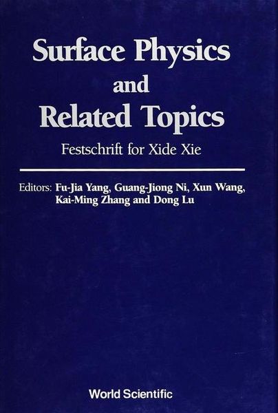 Produktbild: SURFACE PHYSICS AND RELATED TOPICS