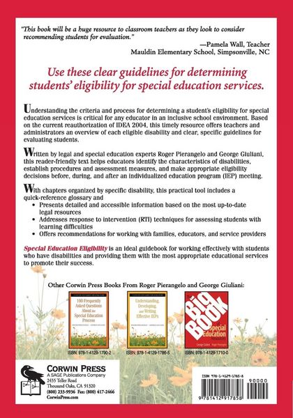 Produktbild: Special Education Eligibility