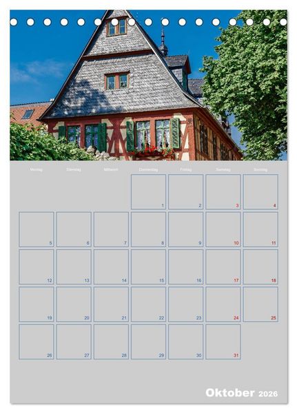 Produktbild: ELTVILLE &ndash; Wein-, Sekt- und Rosenstadt am Rhein (Tischkalender 2026 DIN A5 hoch), CALVENDO Monatskalender