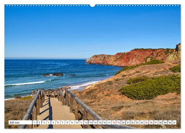Produktbild: Algarve - Die wilde Westk&uuml;ste Costa Vicentina (hochwertiger Premium Wandkalender 2026 DIN A2 quer), Kunstdruck in Hochglanz