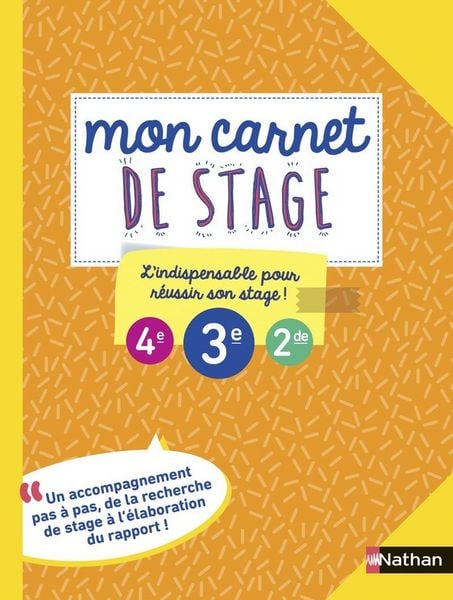 Produktbild: Mon carnet de stage