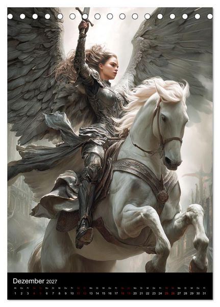 Produktbild: Gothic Angels (Tischkalender 2027 DIN A5 hoch), CALVENDO Monatskalender