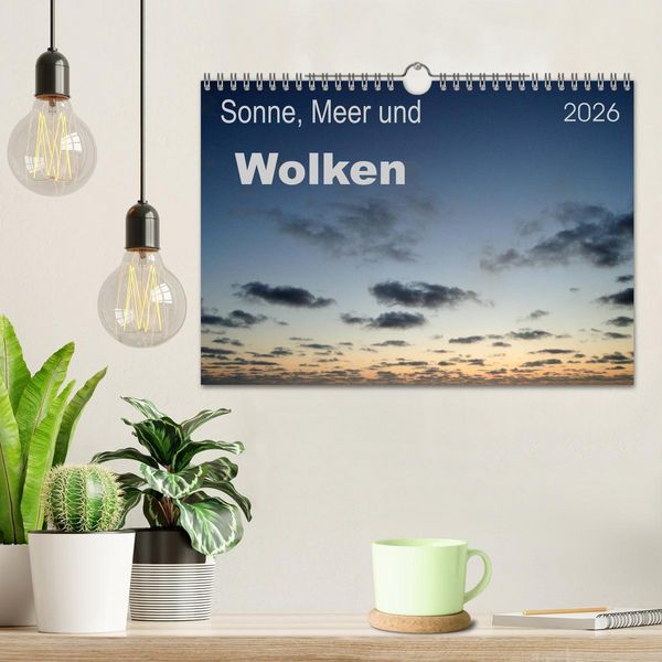Produktbild: Sonne, Meer und Wolken (Wandkalender 2026 DIN A4 quer), CALVENDO Monatskalender