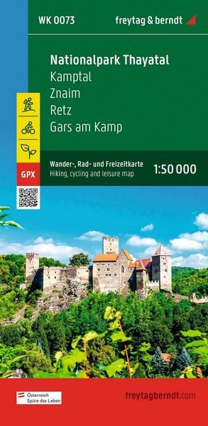 Produktbild: Freytag & berndt Wanderkarte WK 0073 Nationalpark Thayatal, Kamptal - Znaim - Retz - Gars am Kamp 1:50.000