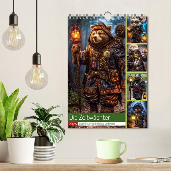 Produktbild: Die Zeitw&auml;chter (Wandkalender 2026 DIN A4 hoch), CALVENDO Monatskalender