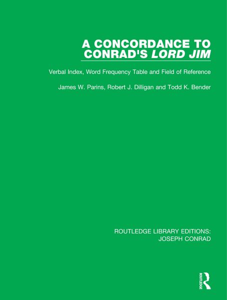 Produktbild: A Concordance to Conrad's Lord Jim