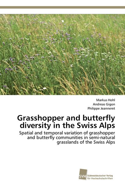 Produktbild: Grasshopper and butterfly diversity in the Swiss Alps
