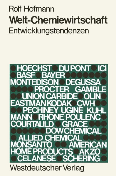 Produktbild: Welt-Chemiewirtschaft