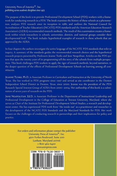 Produktbild: Framework for Research on Professional Development Schools