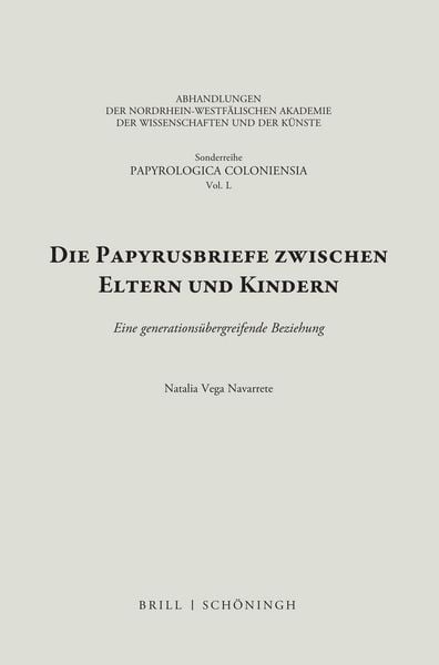 Produktbild: Die Papyrusbriefe zwischen Eltern und Kindern