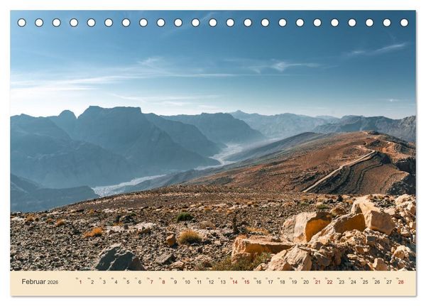 Produktbild: Musandam - Die omanische Exklave im geheimnisvollen Orient (Tischkalender 2026 DIN A5 quer), CALVENDO Monatskalender