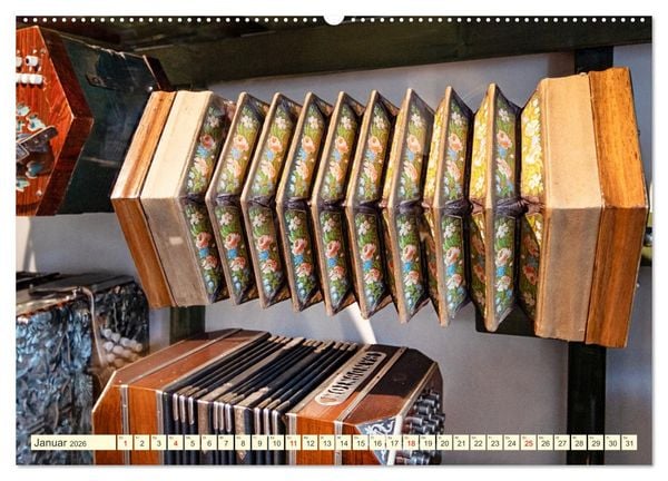 Produktbild: Concertina und Bandoneon (Wandkalender 2026 DIN A2 quer), CALVENDO Monatskalender